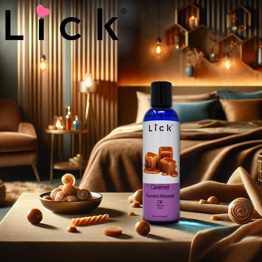 Caramel Flavored Massage Oil – Aromatherapy Body Oil 4 oz