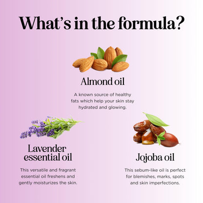 Aromatherapy Sensual Massage Oil for Couples – Vegan Lavender & Sweet Almond Oil, 8 oz