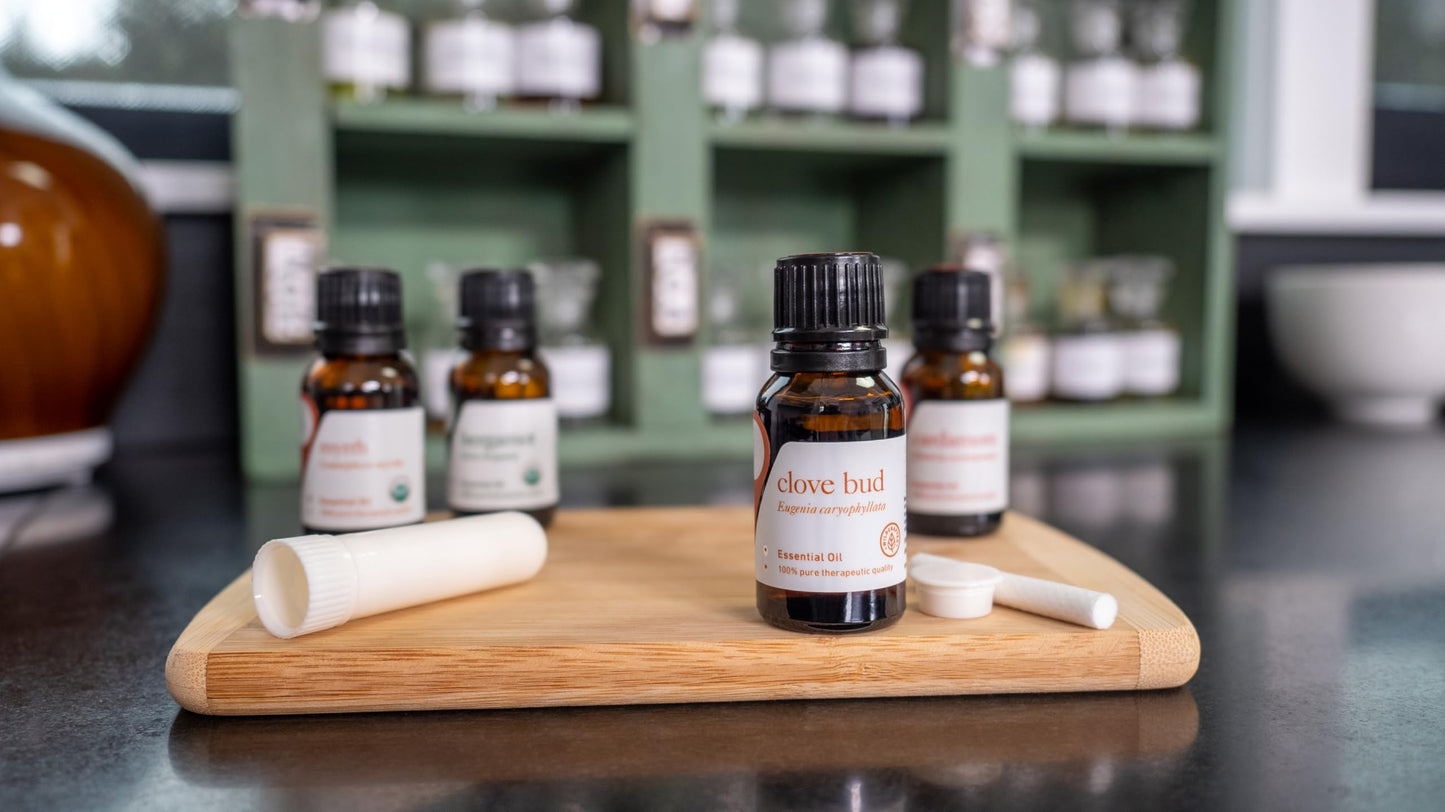 Aromatics International Premium Organic Clove Bud Essential Oil 5ml | 100% Pure Essential Oil for Diffusion & Wellness