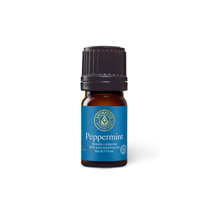 Aromatics International Premium Organic Peppermint Essential Oil 5ml | Pure, Small-Batch & Ethical