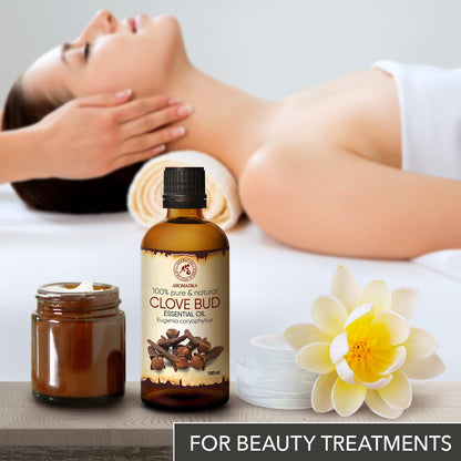 AROMATIKA Clove Bud Essential Oil - 100ml | Aromatherapy & Home Fragrance