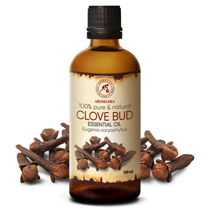 AROMATIKA Clove Bud Essential Oil - 100ml | Aromatherapy & Home Fragrance