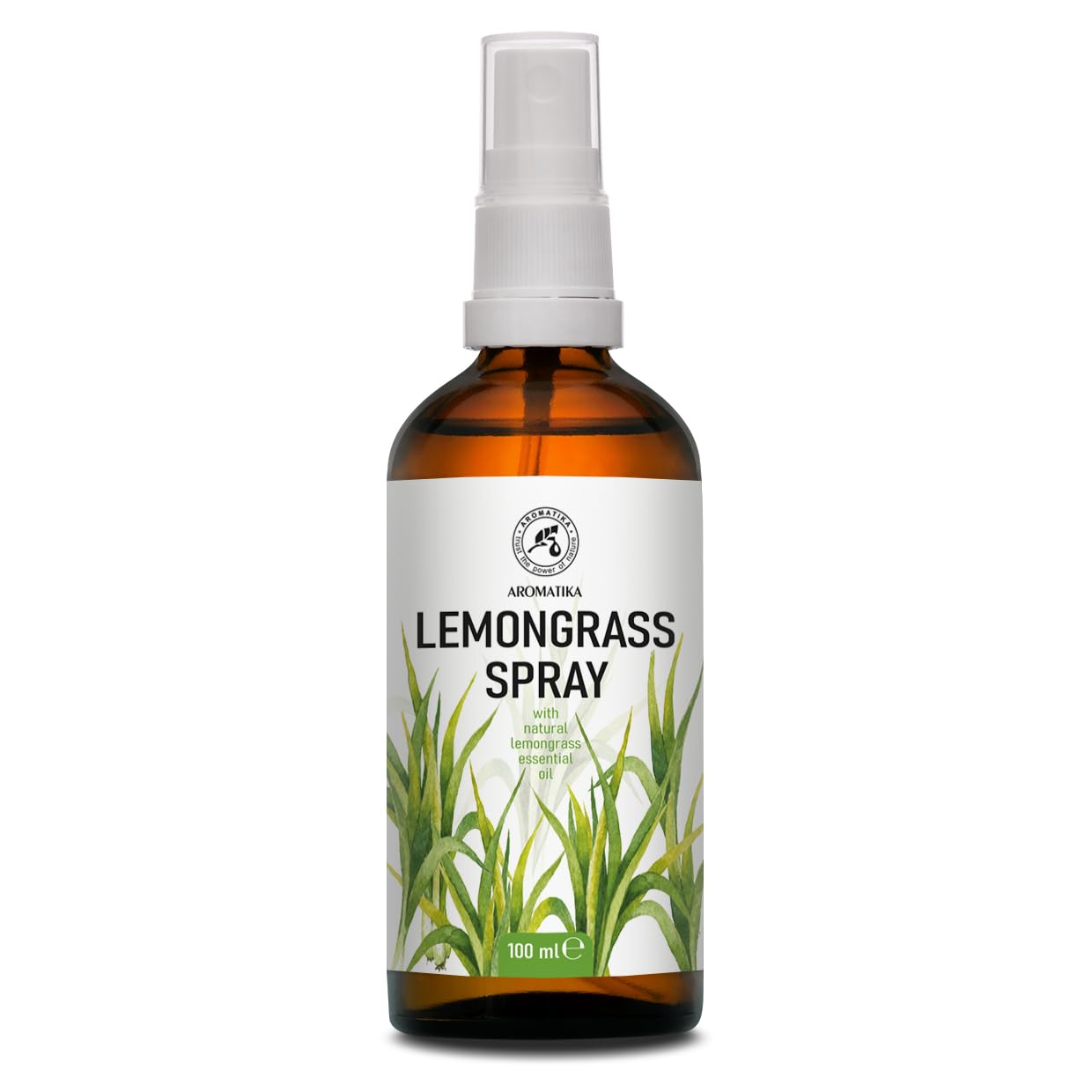 AROMATIKA Lemongrass Aromatherapy Spray — Room Mist & Linen Freshener 3.4 oz