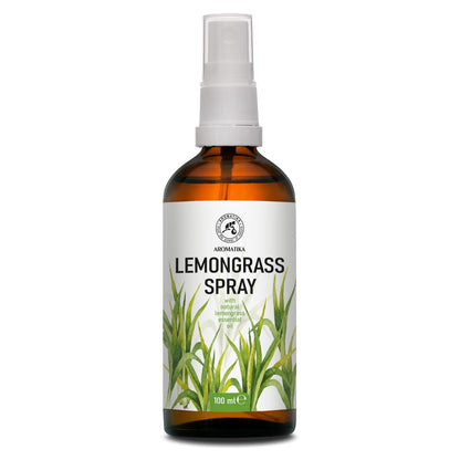 AROMATIKA Lemongrass Aromatherapy Spray — Room Mist & Linen Freshener 3.4 oz