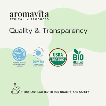 AROMAVITA Oregano Oil Capsules – 108mg Carvacrol per Softgel – High Potency Immune & Digestive Support – Vegan, Non-GMO, Gluten-Free – 60 Softgels – Greek Organic Wild Oregano