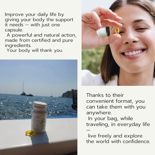 AROMAVITA Oregano Oil Capsules – 108mg Carvacrol per Softgel – High Potency Immune & Digestive Support – Vegan, Non-GMO, Gluten-Free – 60 Softgels – Greek Organic Wild Oregano