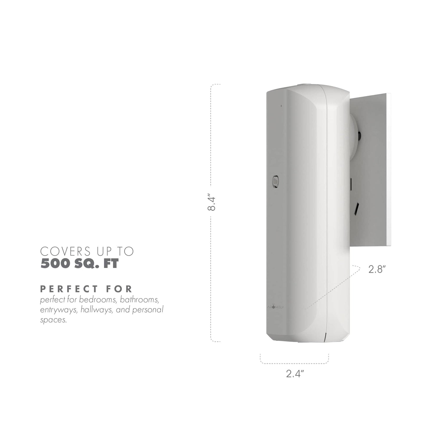 Aromely ARO Bliss Plug-in Oil Diffuser | App Controlled, Bluetooth, 500 SQFT