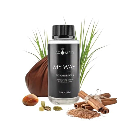 AROMELY My Way Diffuser Oil Blend – Inspired by 1 Hotel® | Leather, Cardamom, Lemon & Amber
