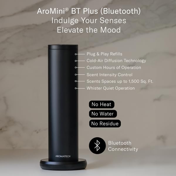AromaTech AroMini BT Plus Scent Diffuser – Bluetooth, Gold