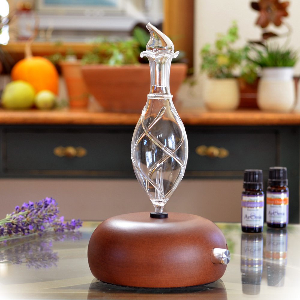 ArOmis Premium Glass Essential Oils Nebulizer - Waterless Diffuser | Orbis Nox Vitis