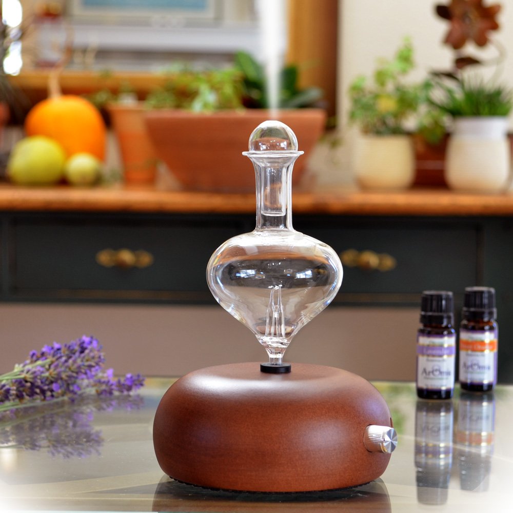 ArOmis Premium Glass Essential Oils Nebulizer | Waterless Diffuser for Aromatherapy