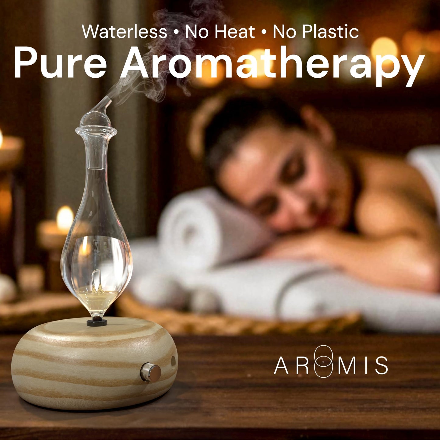 ArOmis Premium Glass Nebulizer – Waterless Diffuser for Aromatherapy | Orbis Lux Merus