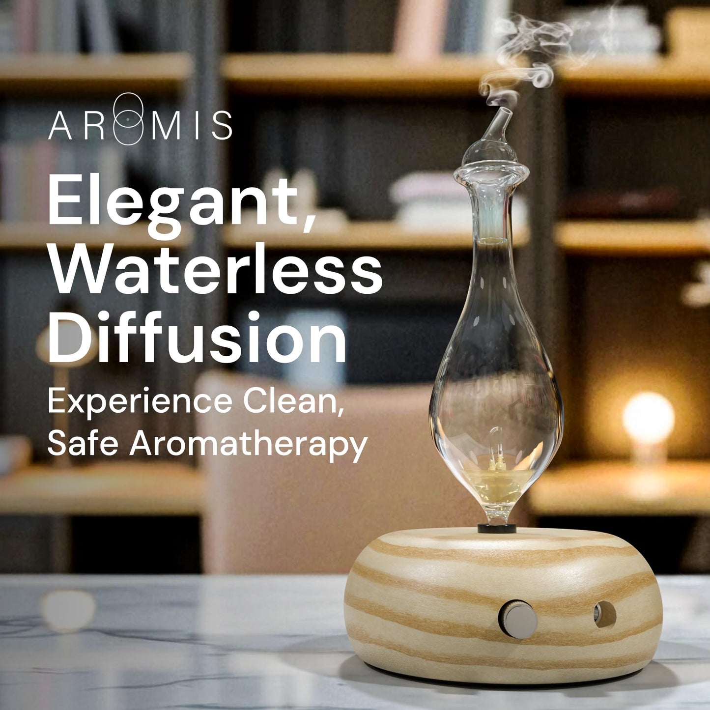 ArOmis Premium Glass Nebulizer – Waterless Diffuser for Aromatherapy | Orbis Lux Merus