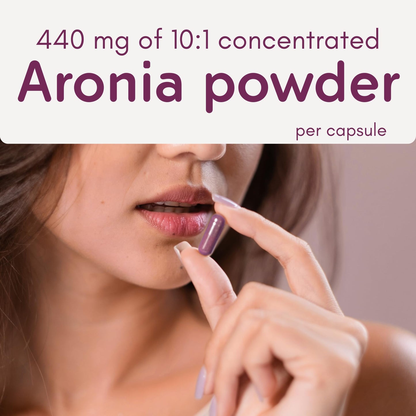 Organic Aronia Berry Capsules (60 Servings) – 10:1 Aronia Extract + 120 mg Acerola Cherry per Serving | Vitamin C & Antioxidants | Black Chokeberry Supplement