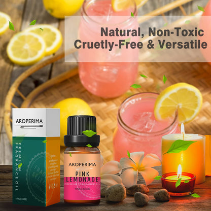 AROPERIMA Pink Lemonade Fragrance Oil - 10ml | Premium Grade Scented Oil for Diffusers, Candles & Soaps