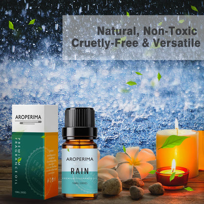 AROPERIMA Rain Fragrance Oil - Premium Scented Oil for Diffusers, Candles & Soap (10ml)