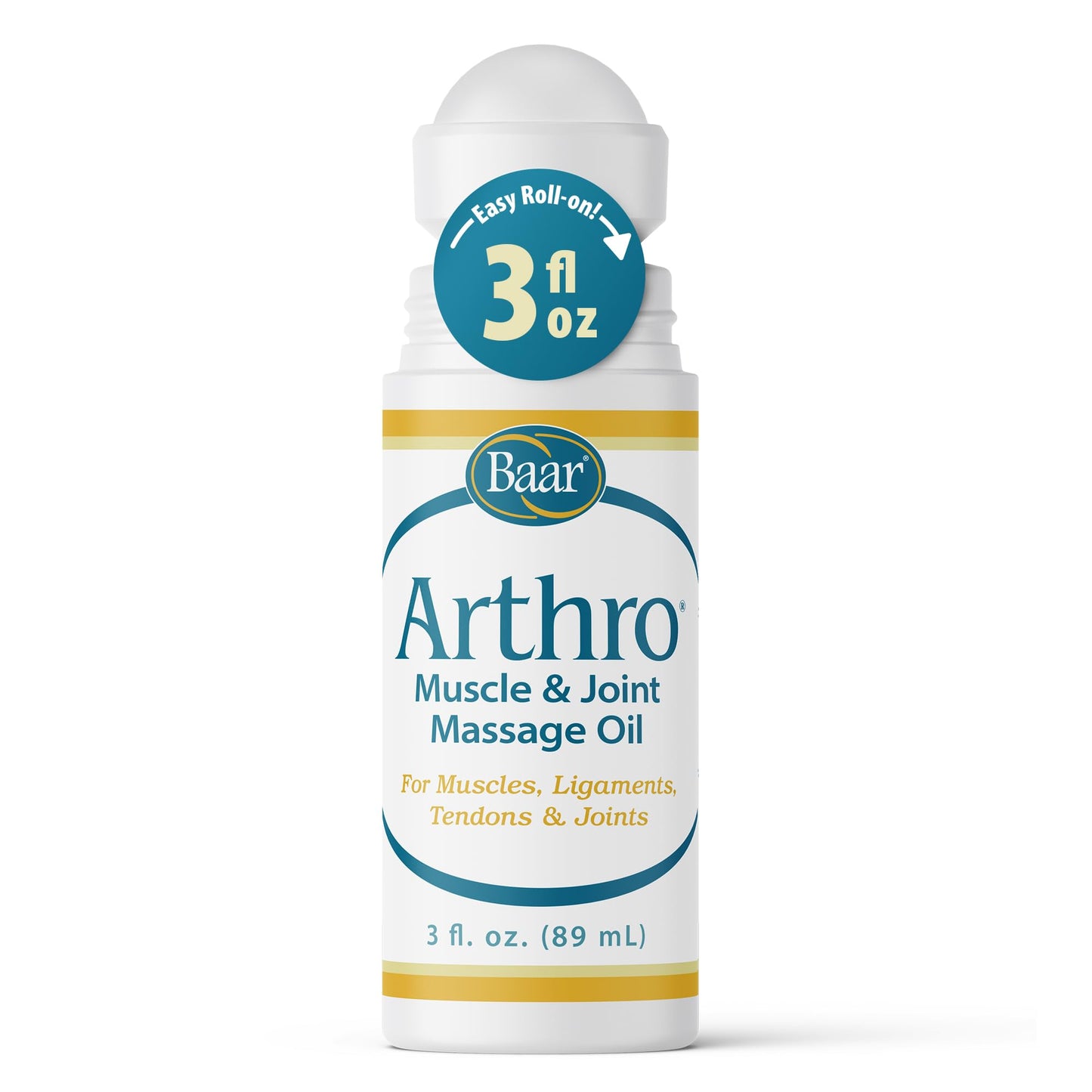 Arthro Muscle & Joint Massage Oil Roll-On, 3 fl oz