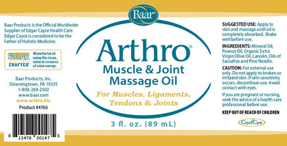 Arthro Muscle & Joint Massage Oil Roll-On, 3 fl oz