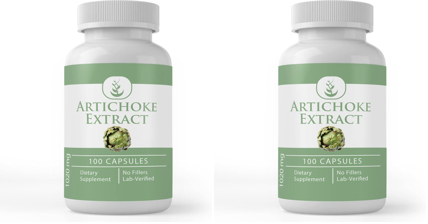 PURE ORIGINAL INGREDIENTS Artichoke Extract (100 Capsules) Pack of 2 | No Additives or Fillers | Lab Verified