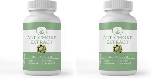 PURE ORIGINAL INGREDIENTS Artichoke Extract (100 Capsules) Pack of 2 | No Additives or Fillers | Lab Verified BritishVita | Premium UK Vitamins & Wellness Supplements