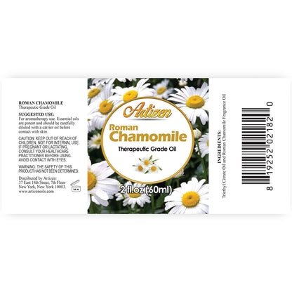 Artizen Chamomile Roman Essential Oil (2oz) – 100% Pure, UV-Protected Bottle