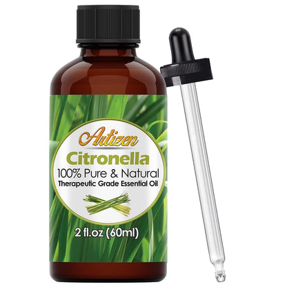 Artizen 2oz Citronella Essential Oil - 100% Pure & Natural, 2 Fl Oz