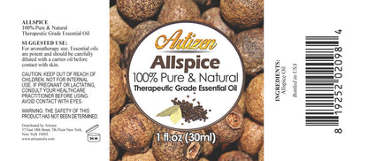 Artizen Allspice Essential Oil 30ml (1 oz) - 100% Pure & Undiluted