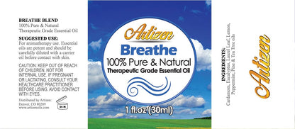 Artizen Breathe Blend Essential Oil – Pure, Undiluted Therapeutic Grade