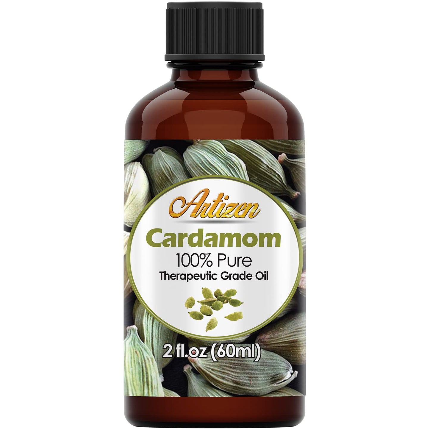 Cardamom Essential Oil 2oz by Artizen – 100% Pure
