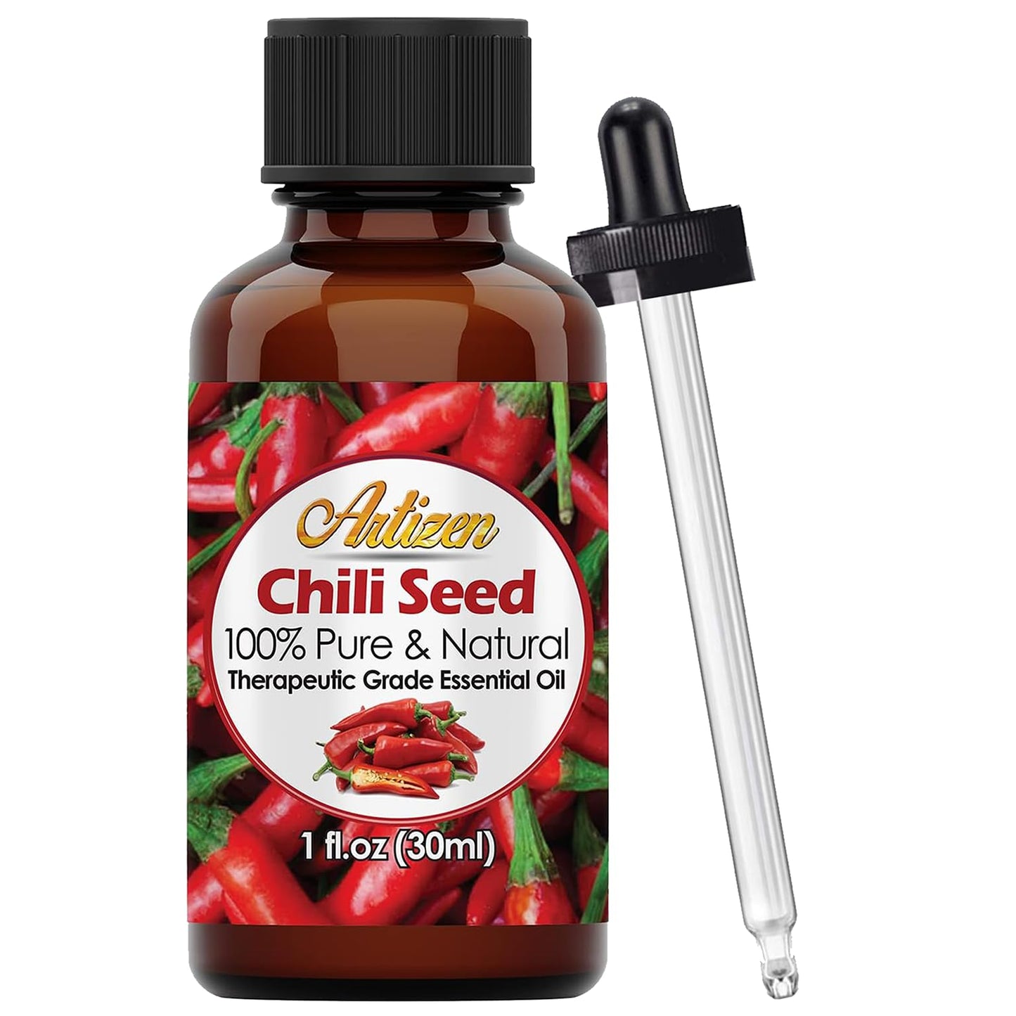 Artizen Chili Seed Essential Oil 30ml (1 fl oz) – Pure Undiluted