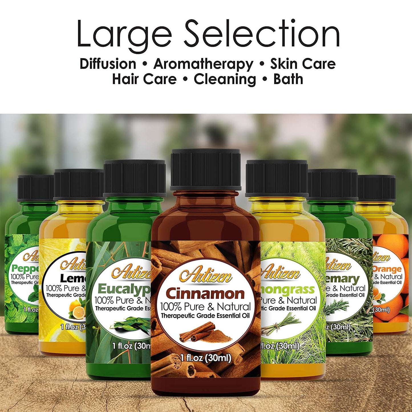 Artizen Cinnamon Essential Oil - 2 oz | 100% Pure, Undiluted