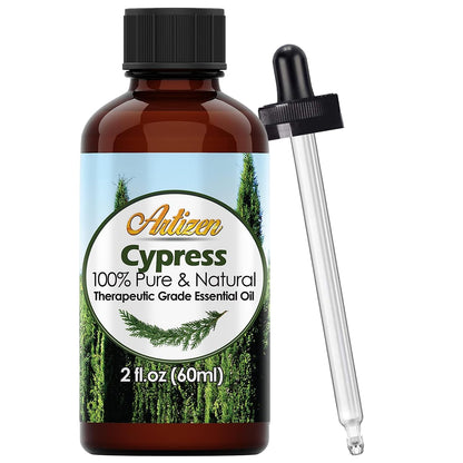 Artizen Cypress Essential Oil - 2oz / 2 Fluid Ounces | 100% Pure