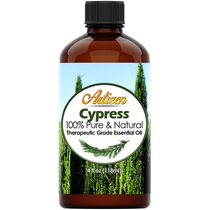 Artizen Cypress Essential Oil 4oz - 100% Pure Cypress Oil | 4 Fluid Ounces