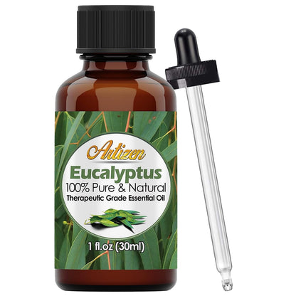 Artizen Eucalyptus Essential Oil - 30ml (1 fl oz) 100% Pure & Natural | Therapeutic Grade for Aromatherapy & Sauna