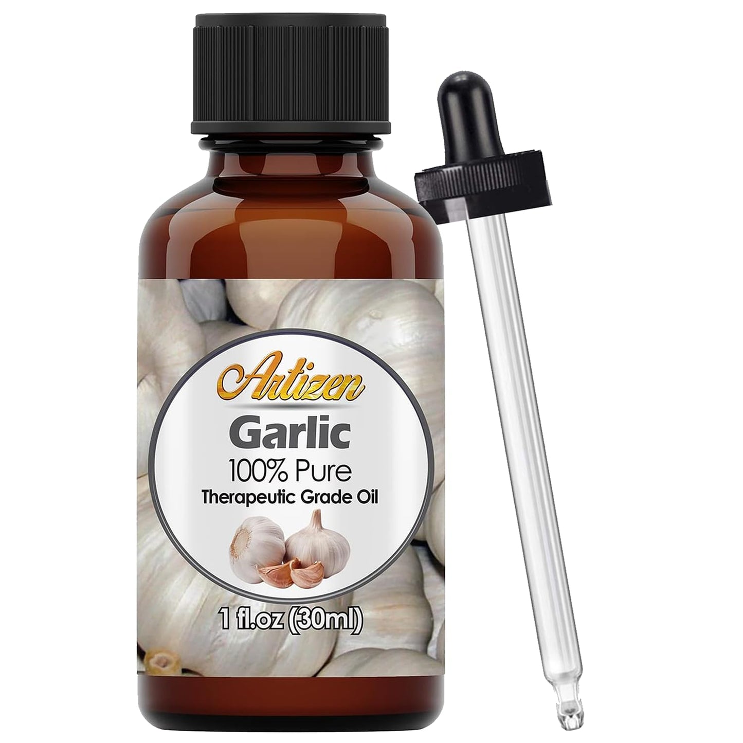 Artizen Garlic Essential Oil 30ml (1 Fl Oz) – 100% Pure, Undiluted