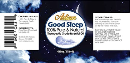 Artizen Good Sleep Blend Essential Oil 4oz – Pure, Natural & Therapeutic Grade
