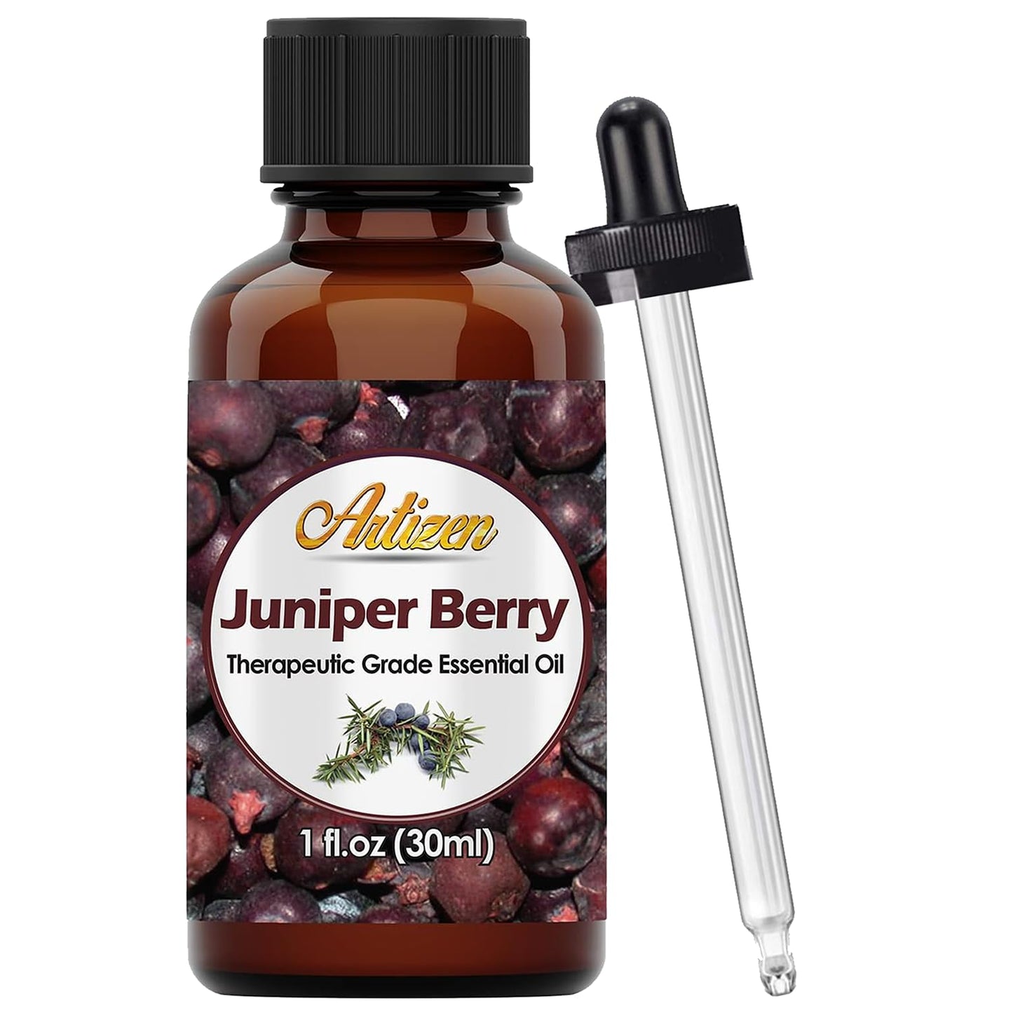Artizen Juniper Berry Essential Oil – 30ml (1 Fl Oz) Therapeutic Grade | 100% Pure