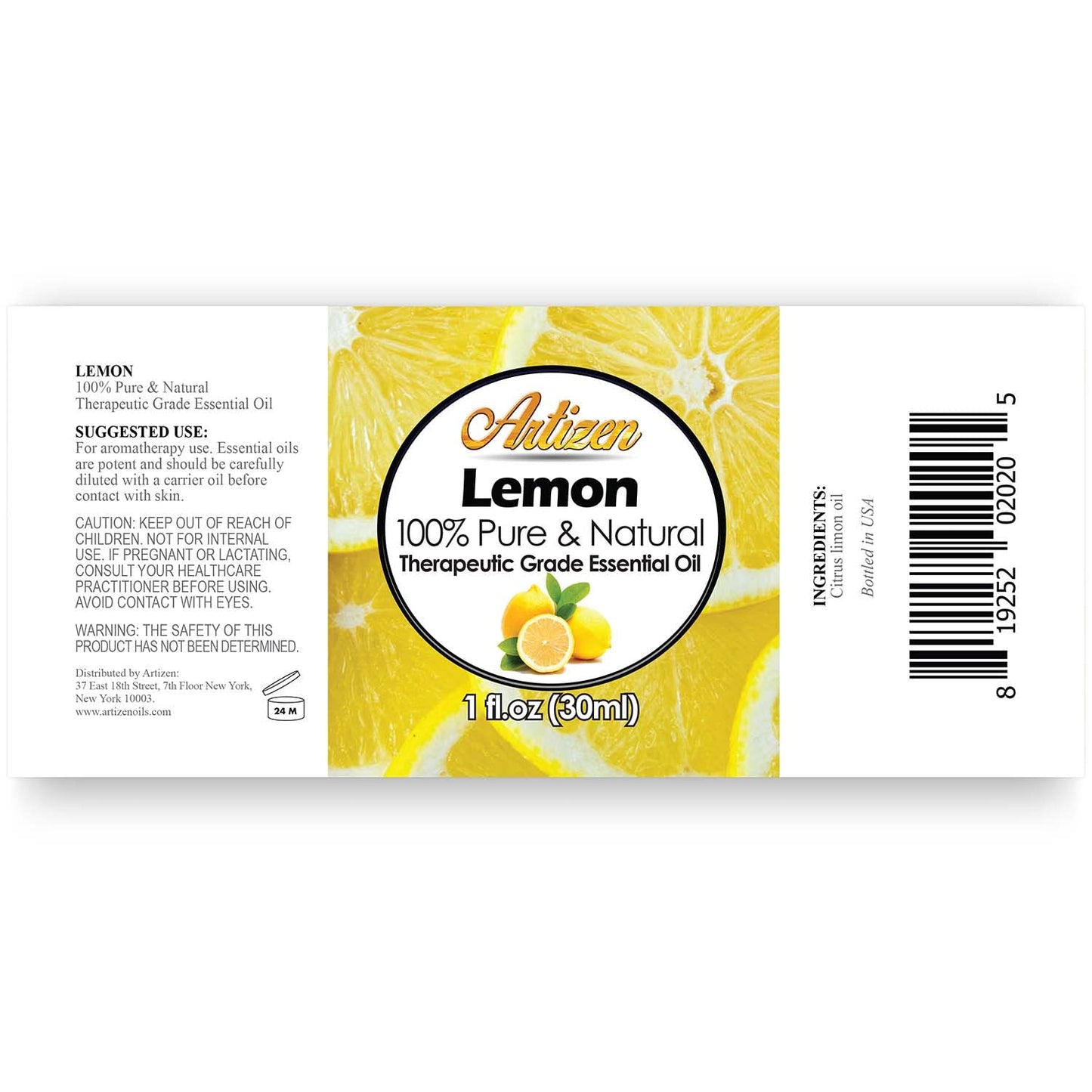 Artizen Lemon Essential Oil 30ml (1 Fl Oz) – 100% Pure & Natural