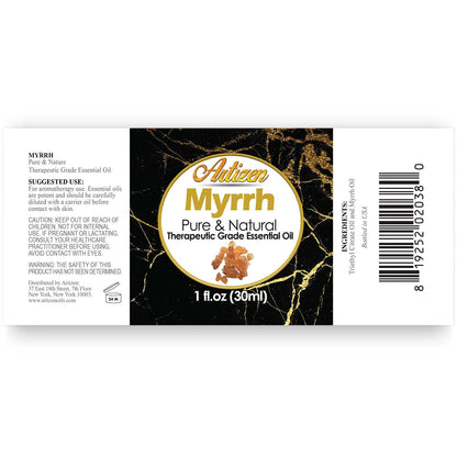 Artizen 30ml Myrrh Essential Oil – Therapeutic Grade for Skin | 1 Fl Oz