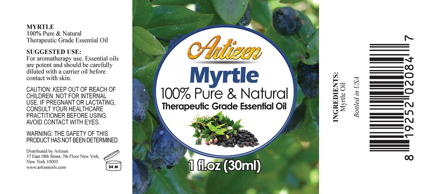 Artizen Myrtle Essential Oil 30ml (1 fl oz) – 100% Pure & Natural