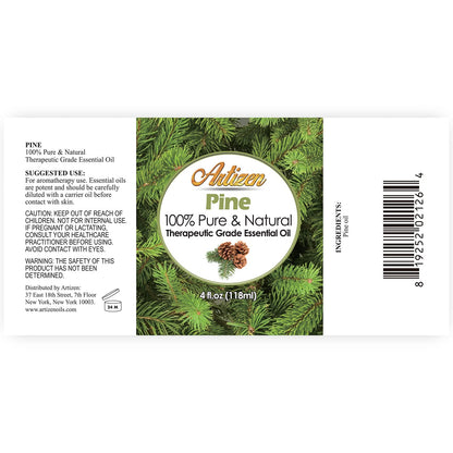 Artizen Pine Essential Oil - 4 oz | 100% Pure Pine Oil (4 Fl Oz)