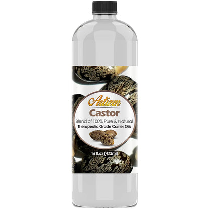 Artizen Pure Castor Oil – Therapeutic Grade (16oz) | Hair & Skin Moisturizer