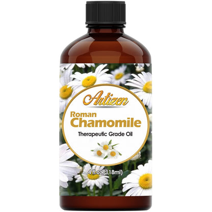 Artizen Roman Chamomile Essential Oil 4oz — Pure, Undiluted