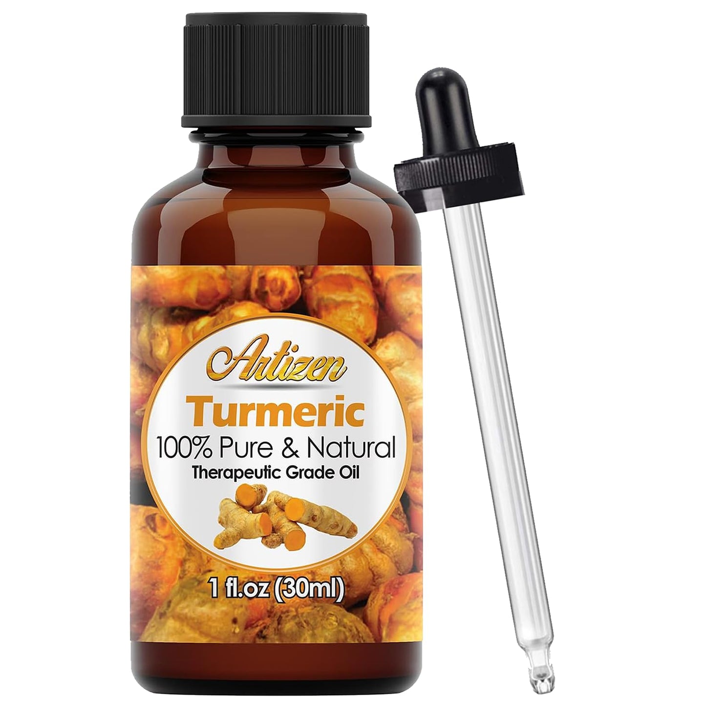 Artizen Turmeric Essential Oil - 30ml (1 fl oz) - Pure & Natural