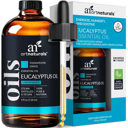 ArtNaturals 100% Pure Eucalyptus Essential Oil - 4 oz (118 ml) - Therapeutic Grade