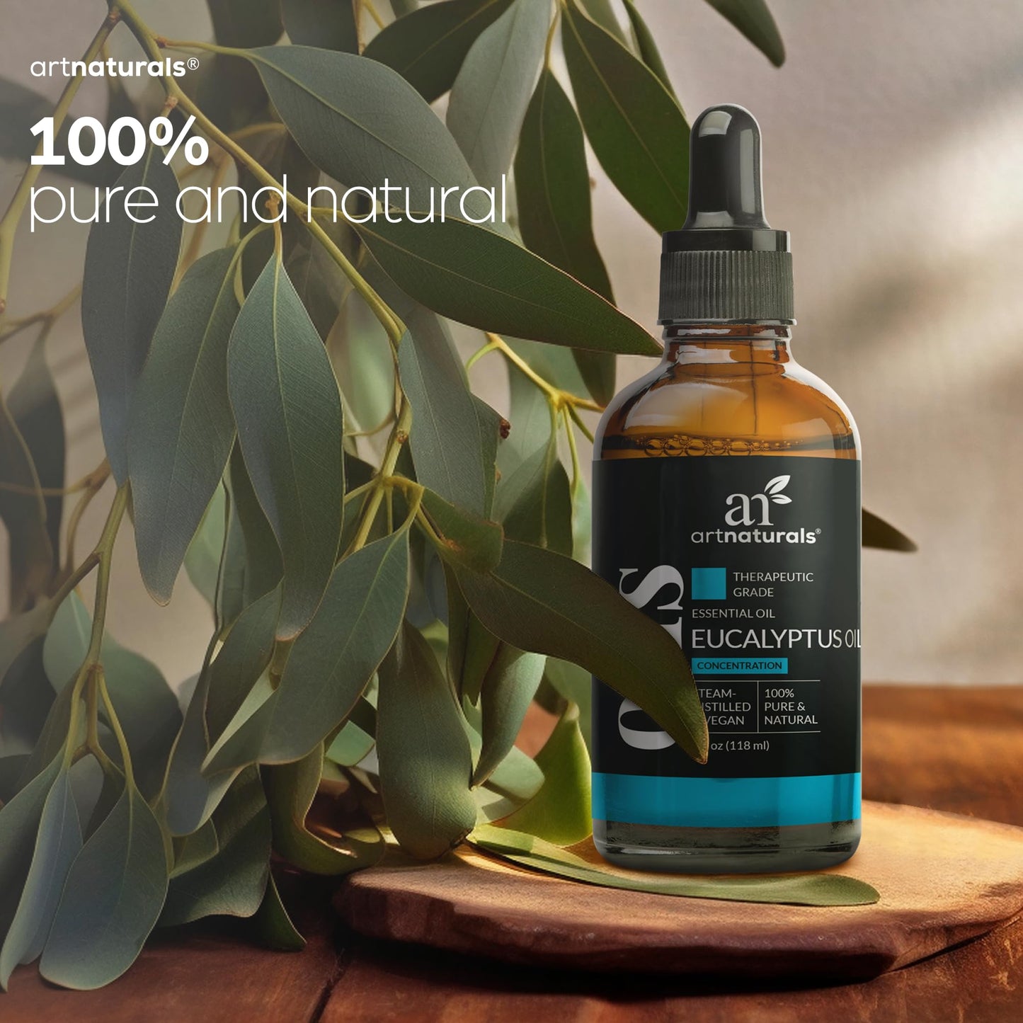 ArtNaturals 100% Pure Eucalyptus Essential Oil - 4 oz (118 ml) - Therapeutic Grade