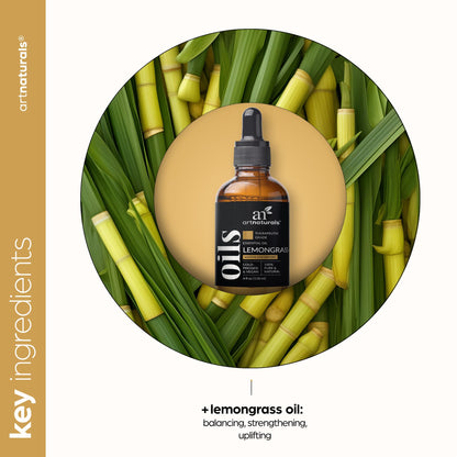 artnaturals Lemongrass Essential Oil - 4oz (118ml) - 100% Pure Therapeutic Grade