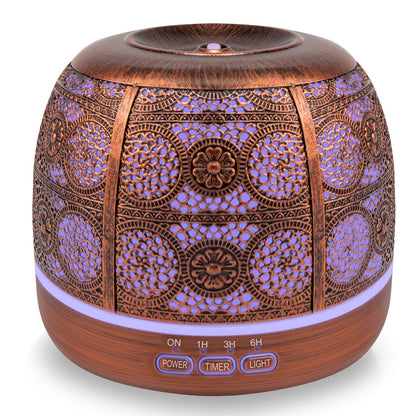 ARVIDSSON 500ml Essential Oil Diffuser – Metal Design, 12h Mist, Mood Light