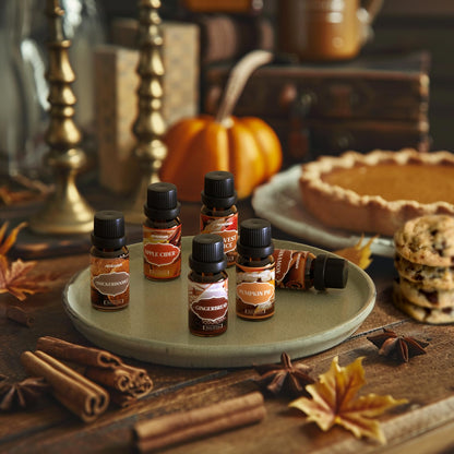 Autumn Spice Essential Oils Set | Cinnamon Pumpkin Pie Harvest Diffuser Scents