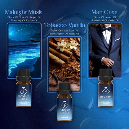 ARVIDSSON Cologne Fragrance Oils Set – Diffuser Oils for Candles & Soap
